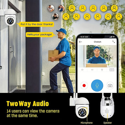 4-Pack WiFi Dome Security Camera 1080P HD – AI Motion Tracking 360° PTZ Two-Way Audio PIR Night Vision App Control, Indoor Outdoor Home Security Camera System WiFi 2.4G/5G