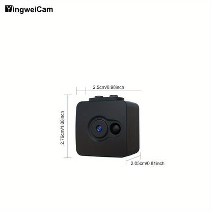 Mini Hidden Security Camera No WiFi Needed – 32GB SD Card Support, Continuous Loop Recording, Rechargeable Battery, Plug & Play – Home Security, Baby Monitor, Pet Camera, Office Surveillance