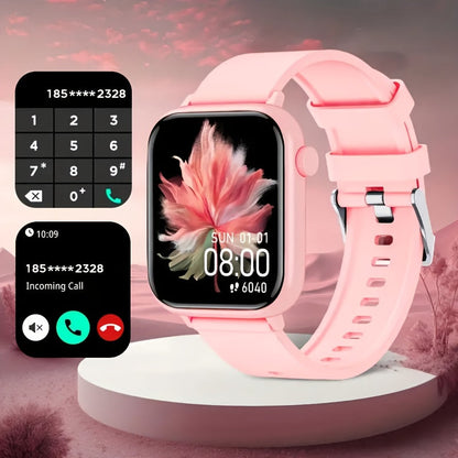 Smart Watch for Men and Women IP68 Waterproof 1.83 Inch Full Touch Screen – Wireless Calls & Messages, Pedometer, Fitness Tracker, Compatible with iPhone and Android, 6 Color Options