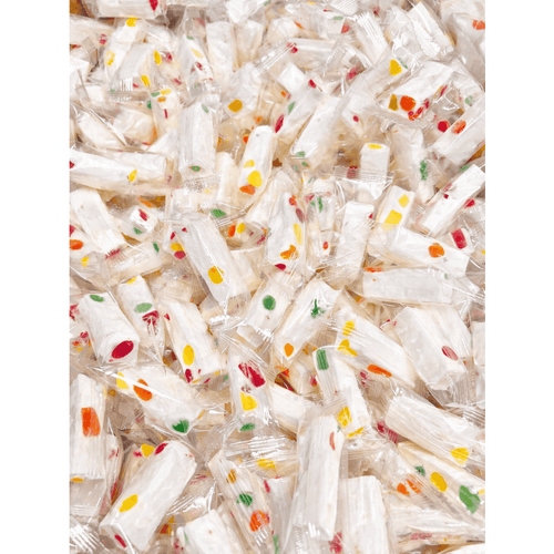 Original Jujube Nougat Candy Soft Chewy Nougat Colorful Jelly Pieces Individually Wrapped Sweet Snack Gift 8oz 1lb 3lb