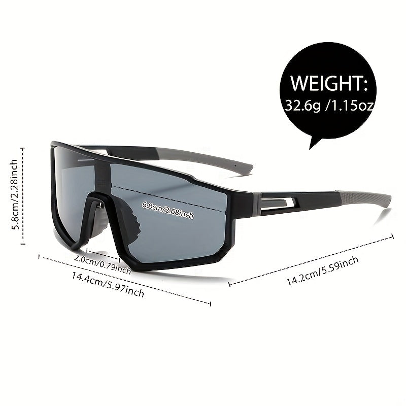 Mirrored Sports Sunglasses Set 3-4pcs for Men Women – PC Polycarbonate Lens Durable Frame Fashion Glasses, Includes Cleaning Cloth, Unisex Outdoor Eyewear for Cycling Driving Festival Daily Wear