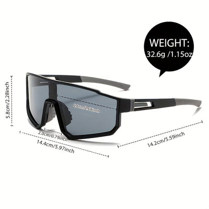 Mirrored Sports Sunglasses Set 3-4pcs for Men Women – PC Polycarbonate Lens Durable Frame Fashion Glasses, Includes Cleaning Cloth, Unisex Outdoor Eyewear for Cycling Driving Festival Daily Wear