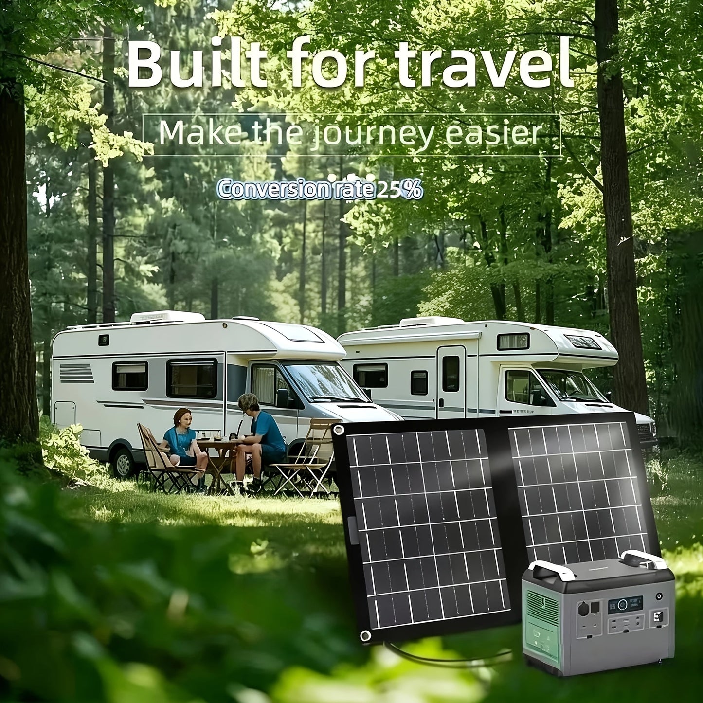 30W Portable Foldable Solar Charging Panel – 2-in-1 Folding Design with USB Port, Lightweight Compact Solar Charger for Smartphones, Tablets & Action Cameras, Ideal for Camping, Hiking & Outdoor Activities
