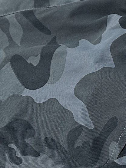 Women's Camo Cargo Pants – Lightweight Breathable Hiking Outdoor Casual Long Pants Multi-Pocket Elastic Waist XS-XXL Camouflage