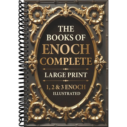 The Books of Enoch Complete Large Print Edition – 1, 2 & 3 Enoch with Authentic Illustrations, Insightful Introductions and Commentary, Two-Column Biblical Layout, 6x9 Portable Format for Study & Reflection