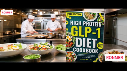 High Protein GLP-1 Diet Cookbook – Fast & Easy Recipes to Reduce Cravings, Burn Fat & Make Weight Loss Sustainable | Ozempic & Wegovy Friendly Meal Plan Guide