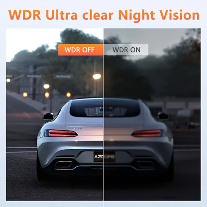 1080P Dual Channel Dash Cam Front & Rear 170° Wide Angle with Super Night Vision Loop Recording G-Sensor Wi-Fi – FHD Car DVR Dashboard Camera Tachograph for Cars Trucks SUVs