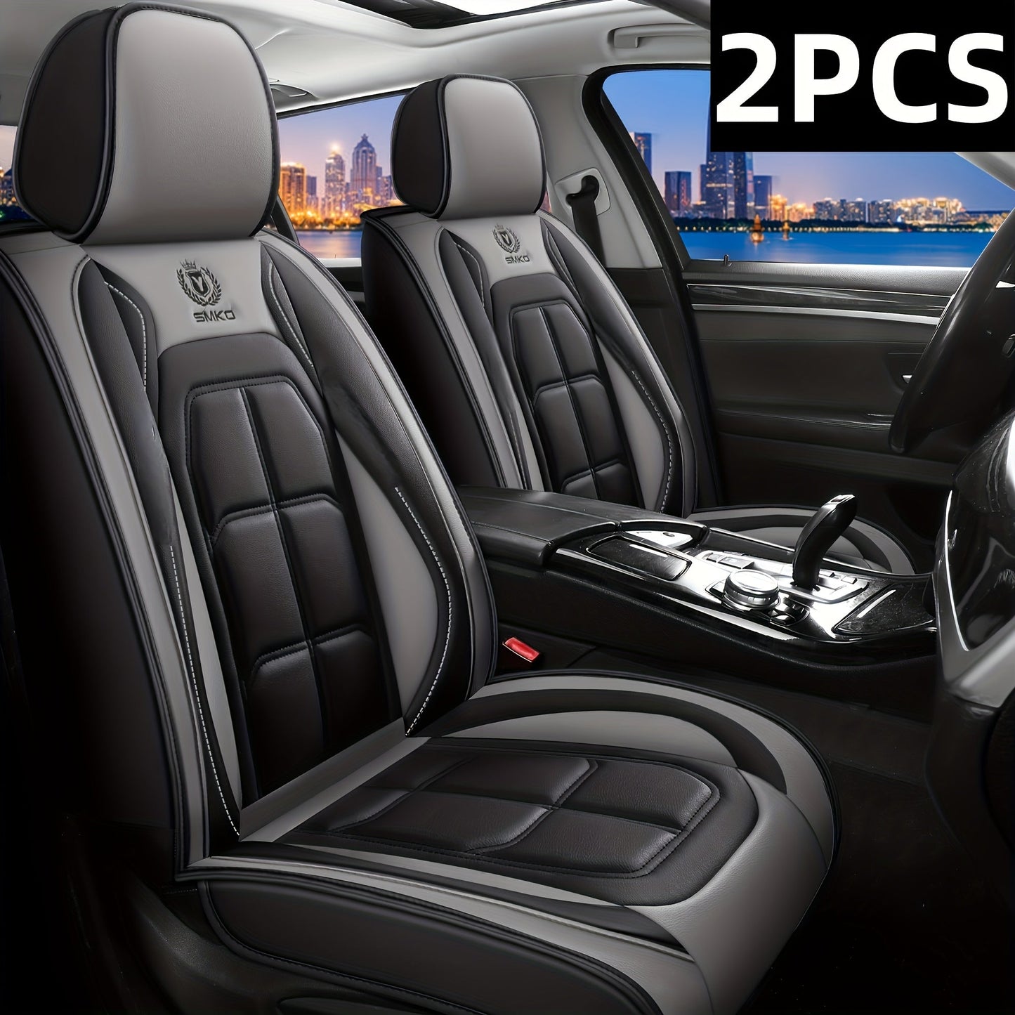 Faux Leather Car Seat Covers Universal Fit – Waterproof & Dirt-Resistant Protective Seat Cover for Cars, SUVs, Vans & Trucks, 1pc / 2pcs / 5pcs Set, Multiple Colors