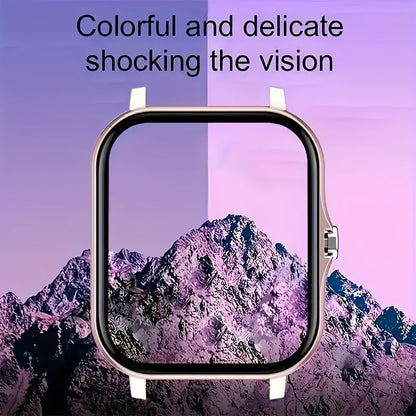 Smart Watch 1.91 Inch AMOLED HD Touchscreen Voice Calling Music Playback Voice Assistant Multiple Sports Modes Compatible with iPhone Android Fitness Tracker Black Pink Yellow Silver
