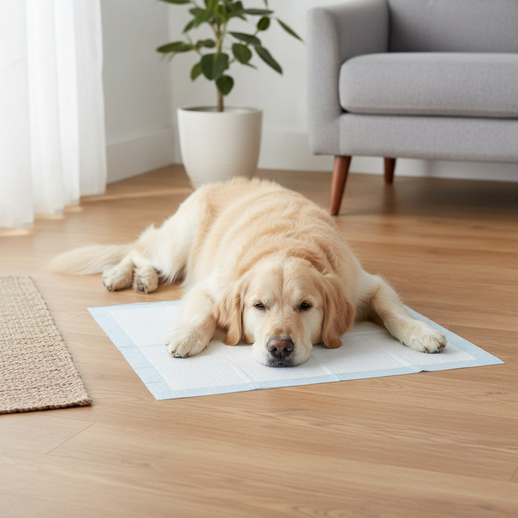 Disposable Dog Pee Pads Large – Upgraded Odor Control & Leak-Proof Puppy Training Pads, Super Absorbent Potty Pads for Housebreaking, 120 Count 22"x22" / 50 Count 30"x36" / 40 Count 36"x36"