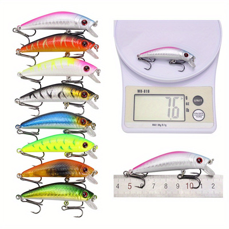 Fishing Lure Set Premium Swimbaits Spinnerbaits Hard Lures for Freshwater Saltwater - Realistic Minnow Baits Tackle Box Angler Gift