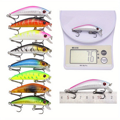 Fishing Lure Set Premium Swimbaits Spinnerbaits Hard Lures for Freshwater Saltwater - Realistic Minnow Baits Tackle Box Angler Gift