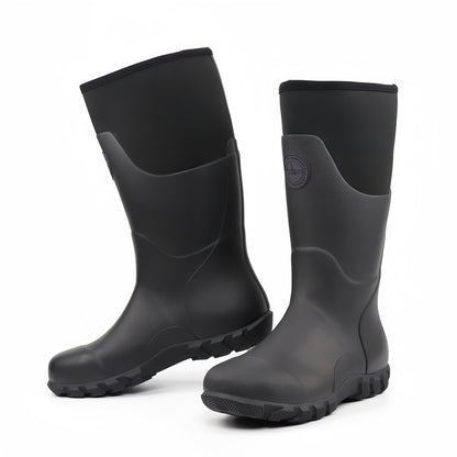 Men's Insulated Camouflage Hunting Boots 6mm Neoprene Waterproof Rubber Outdoor Fishing Hiking Boots – Durable Non-Slip Warm Winter Boots US 8-14