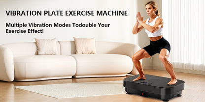 Vibration Plate Exercise Machine for Weight Loss & Lymphatic Drainage – Full Body Workout Platform with 99-200 Speed Levels, Quiet Motor, Portable Home Gym, Muscle Toning, 330 lbs Capacity