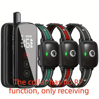 Dog Training Collar with Remote IP68 Waterproof – Rechargeable E-Collar for Small Medium Large Dogs, 3 Modes Beep Vibration Shock, 1640ft Range
