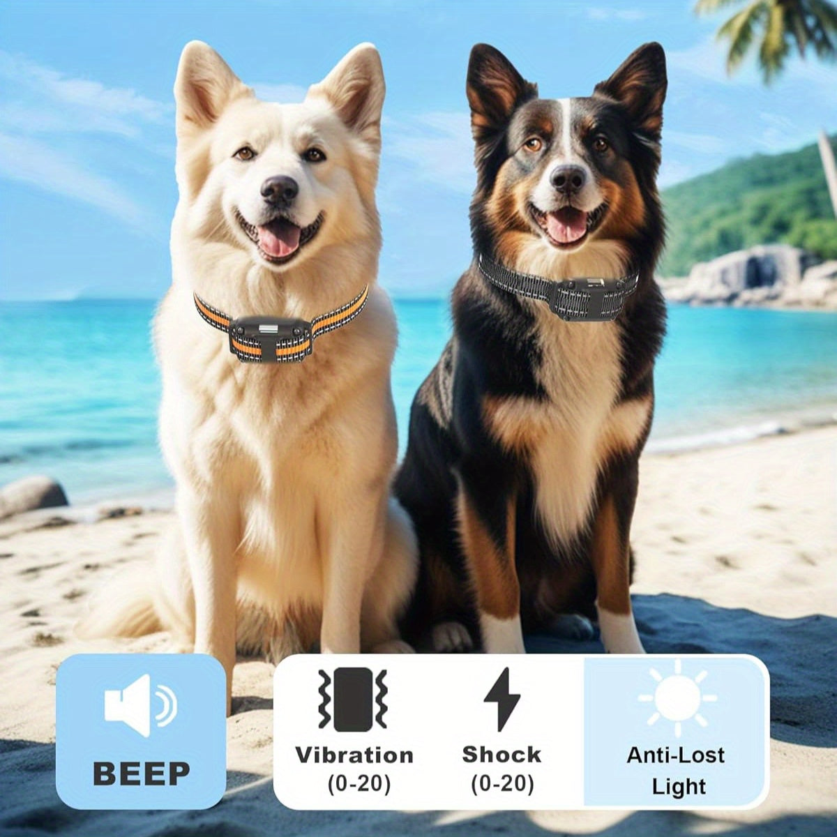 Dog Training Collar with Remote 3300ft Range – Rechargeable E-Collar for 5-120 Lb Dogs, 3 Training Modes Beep Vibration & Safe Shock, Waterproof Dog Shock Collar for Small Medium Large Breeds