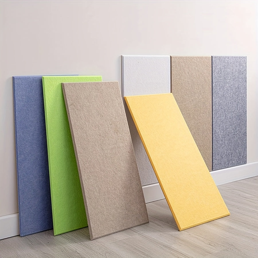 Acoustic Foam Panels 6 Pack 12x24x0.4 Inch Self-Adhesive Soundproof Wall Tiles – High-Density Sound Absorbing Panels for Home Studio, Office, Bedroom & Recording Room – 9 Colors – Velora