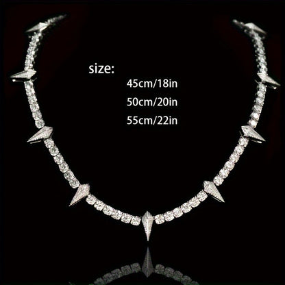 Wolf Tooth Pendant Necklace for Men Gothic Tribal Spike Chain Necklace Bold Statement Jewelry Sizes 18 20 22 Inch Gift for Him Christmas Valentine Birthday