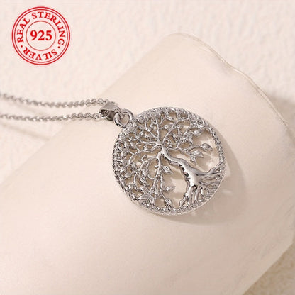 925 Sterling Silver Tree of Life Pendant Necklace for Women – Hypoallergenic Boho Vintage Style, Perfect Gift for Her, Casual & Dressy Wear