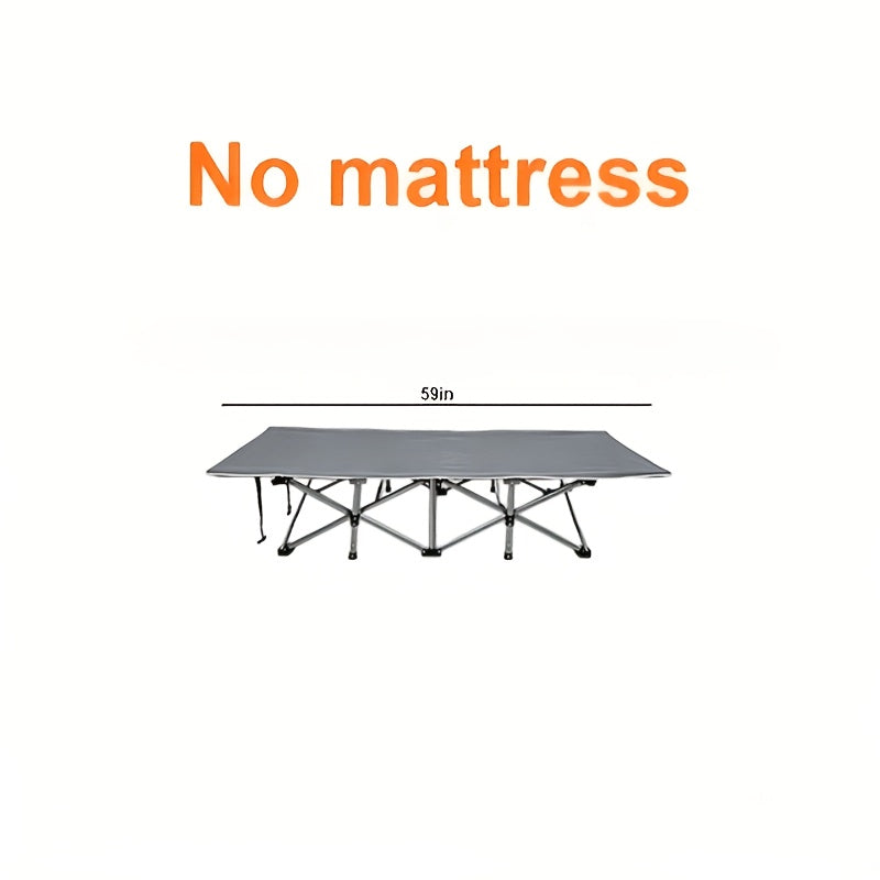 Heavy Duty Folding Camping Cot with Mattress for Adults – 500/600/700 LBS Capacity, Portable Outdoor Bed with Carrying Bag for Tents, Camping & Travel – 3 Models, 3 Colors