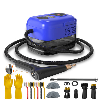 Handheld Steam Cleaner with 35-Piece Accessory Set High Pressure Portable Chemical-Free Deep Clean – Kitchen Grease Sofa Air Conditioner Tile Car Interior Washing Machine 6 Colors