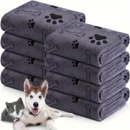 Large Pet Bath Towel for Dogs & Cats, 40x24 Inch Super Absorbent Quick Dry Microfiber Dog Towel, Soft Drying Blanket for Bathing, Grooming & Beach – Pet Supplies Gift