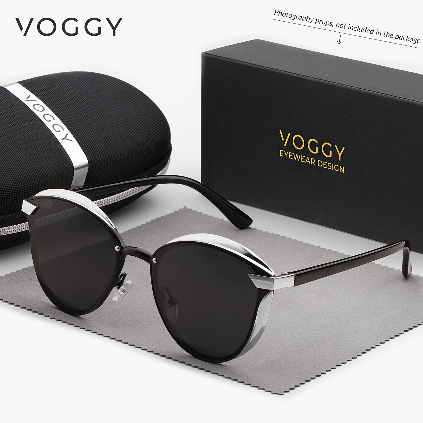 VOGGY Retro Butterfly UV400 Polarized Sunglasses for Men & Women – Lightweight Metal Frame Mirrored Lens, 8 Colors, Driving Hiking Cycling Fishing Travel Gift Box Included