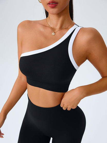 Women's 2-Piece High-Waisted Butt-Lifting Leggings & Sports Bra Set – 90% Polyamide Stretchy Minimalist Yoga Running Workout Outfit with Camisole Top, Solid Color, S-XL