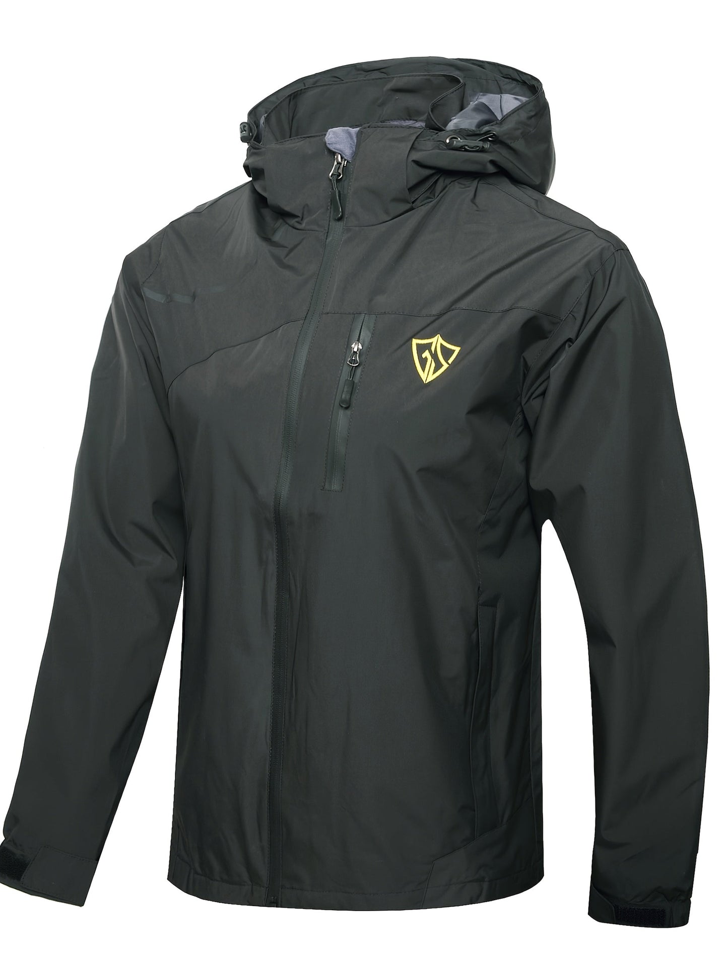 Men's Waterproof Windproof Rain Jacket with Hood – Lightweight Packable Raincoat for Hiking Outdoor Travel S-XXXL Multiple Colors