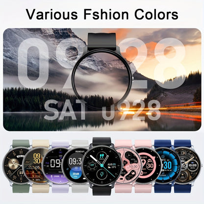 Smart Watch Fitness Tracker with Bluetooth Calling, 1.46" HD Touchscreen, IP68 Waterproof, 100+ Sports Modes & Heart Rate Monitor for Men & Women