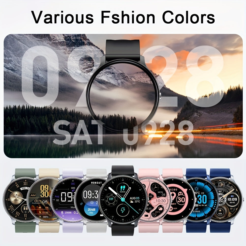 Smart Watch Fitness Tracker with Bluetooth Calling, 1.46" HD Touchscreen, IP68 Waterproof, 100+ Sports Modes & Heart Rate Monitor for Men & Women