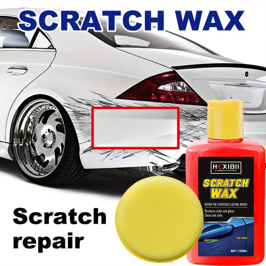 Car Scratch Remover Paste – Professional Clear Coat Repair Kit for Surface Blemishes, Swirl Marks & Light Scratches, 150ml Car Care Kit for Exterior Paint Restoration