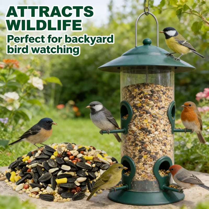 Premium Wild Bird Seed 1 lb No-Filler Songbird Food for Hanging Feeders Lawn Stands Ground Feeders Year-Round Outdoor Bird Feeding Attracts Songbirds