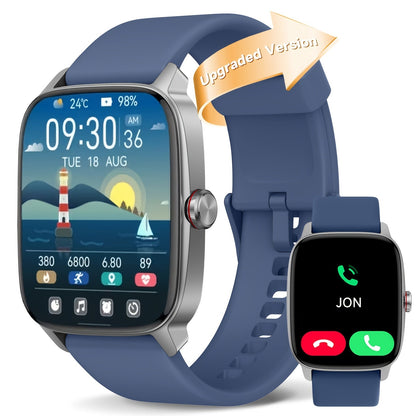 FAWEIO Smart Watch with Alexa & Wireless Calling – 1.8" HD Touchscreen, Fitness Tracker, 100+ Sports Modes, Compatible with iPhone & Android, for Women & Men