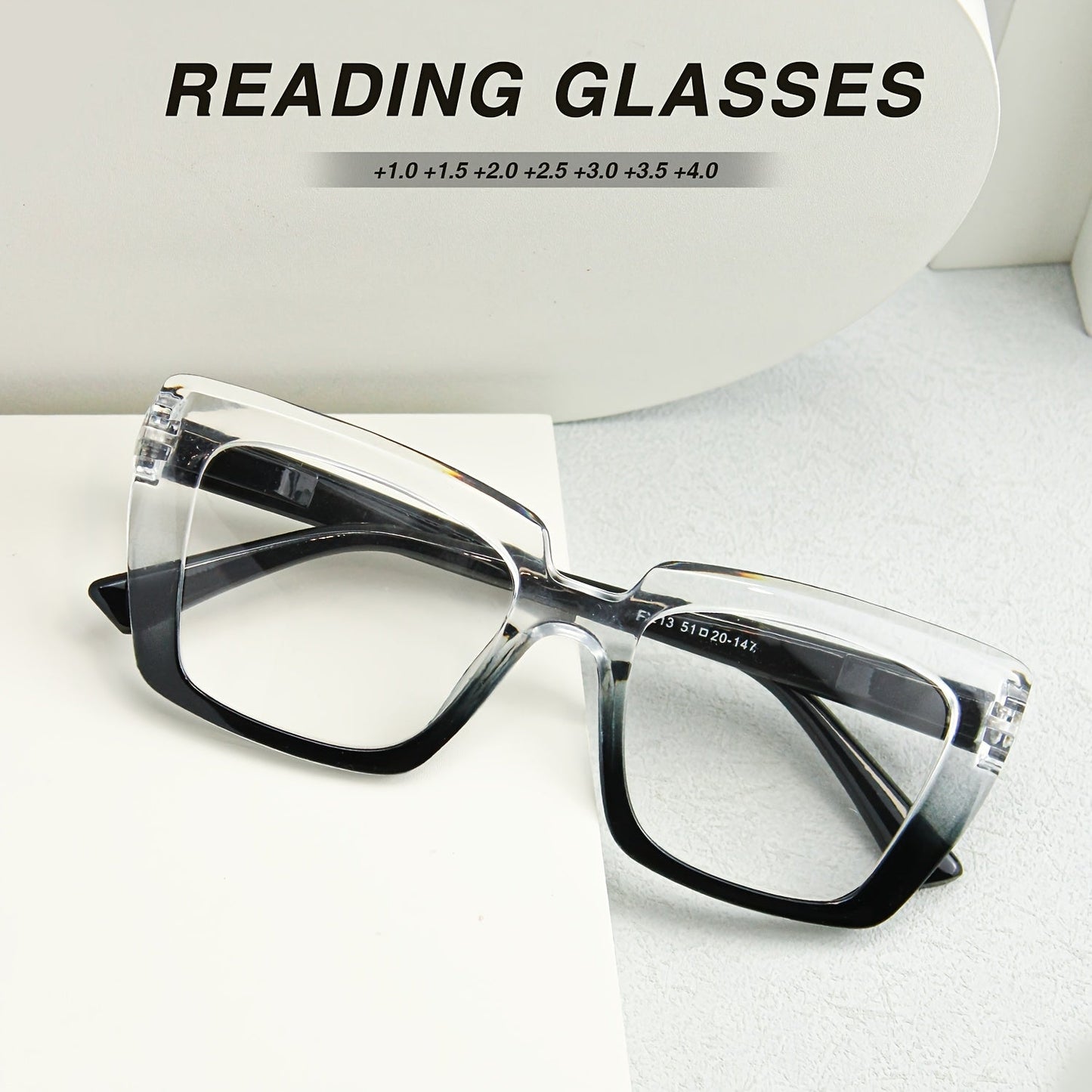 8-Pack Retro Rectangular Reading Glasses for Women Color Clash Design Spring Hinges Comfortable Fit Party Holiday Halloween Christmas Gift +100 to +400