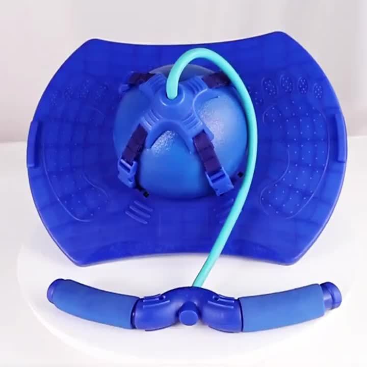 Bounce Ball with Handle for Kids & Adults – Anti-Burst Fitness Hopper Ball, High-Elasticity Jumping Ball, Indoor Outdoor Exercise & Fun, No Battery Needed, Great Gift Idea