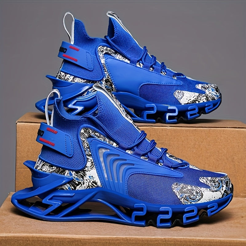 Men's Casual Athletic Sneakers - Lightweight Breathable Sport Shoes for Walking, Running and Everyday Wear, Available in 6 Colors, Wide Size Range US 4.5 to 13.5