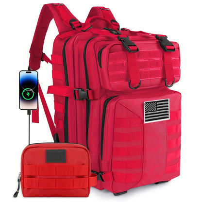 50L High Capacity Tactical Backpack Unisex – MOLLE Military Bag for Camping, Fishing, Hunting, Hiking & Travel – 13 Color Options Including Handbag & Storage Bag Variants
