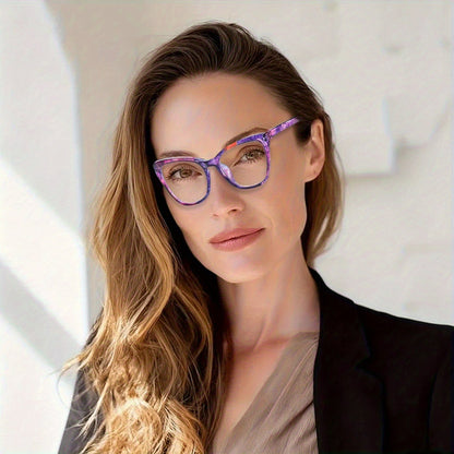 6-Pack Anti-Blue Light Reading Glasses for Men & Women – Spring Hinge, Non-Prescription Farsighted Lenses, Strengths +0.0 to +4.0, Stylish Computer & Phone Readers, Bulk Value Set