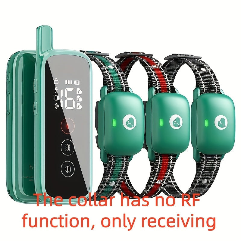 Dog Training Collar with Remote 3 Training Modes Beep Vibration Shock E-Collar for Medium Large Dogs Smart Icon Remote Receiver Function