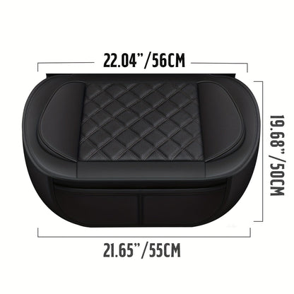Universal Front Car Seat Covers 2-Pack Full Surround High-Back Bucket Seat Protector Anti-Slip Easy Install for Cars SUVs Trucks - Multiple Colors & Styles