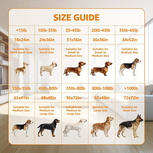 Washable Reusable Dog Pee Pads with Bone Print – Non-Slip Leakproof Absorbent Puppy Training Pads, Machine Washable Whelping Pads for Couch Crate Playpen Potty Training, Multiple Sizes