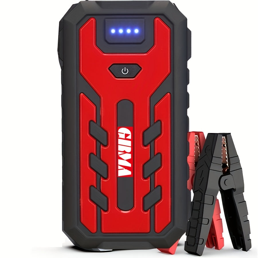 Portable Car Jump Starter 7-in-1 with 150PSI Air Compressor Digital Display Emergency Power Bank for Gas & Diesel Engines - Car Battery Booster Pack with Air Pump