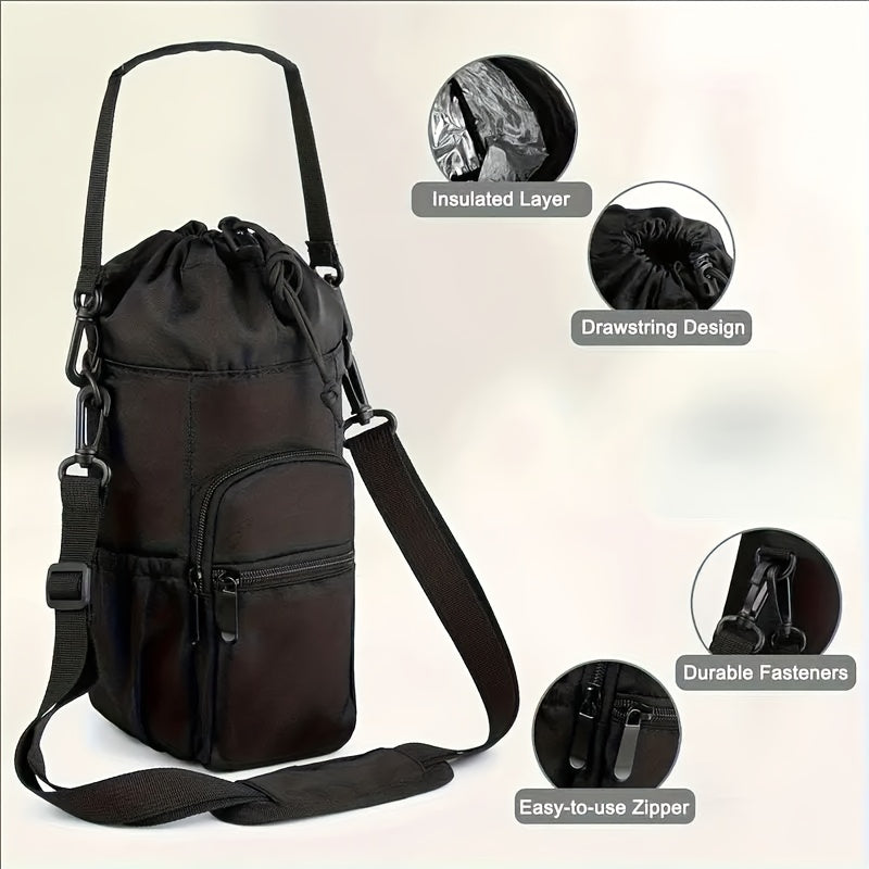 Crossbody Sling Bag One Shoulder Daypack – Lightweight Multi-Function Phone Bag with Adjustable Strap, Durable Fabric, for Outdoor Sports, Hiking, Travel, Fitness, Daily Use – Men & Women