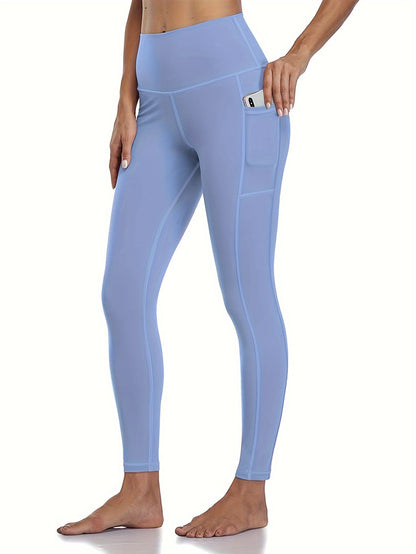 5-Piece Women's Printed Compression Yoga Pants – 7/8 Nine-Point Fitness Running Leggings with Leopard Camo & Solid Patterns, High-Waist Athletic Tracksuit Bottoms for Gym Workout, S-XXL