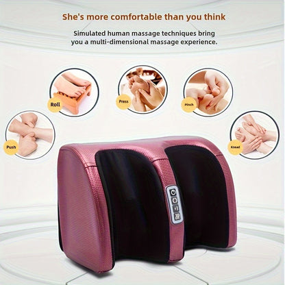 Electric Foot Massager with Heat – Deep Kneading & Compression for Legs, Feet & Arms, Home & Office Use, Multiple Models with Foot Covers