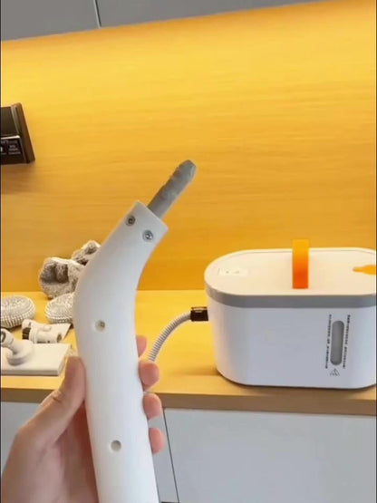 Handheld Steam Cleaner 4.4Bar High-Power Fast Heating 6 Multifunctional Heads 47oz Large Tank Dual Safety for Kitchen Sofa Floor Bathroom Car Refrigerator Air Conditioner