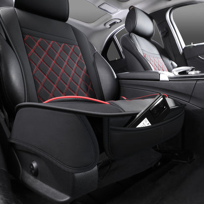 Universal Front Car Seat Covers 2-Pack Full Surround High-Back Bucket Seat Protector Anti-Slip Easy Install for Cars SUVs Trucks - Multiple Colors & Styles
