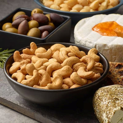 Lightly Salted Whole Cashews 33oz Large Jar Dry Roasted Healthy Nuts Snack for Hiking Office Road Trip Gluten-Free Vegan