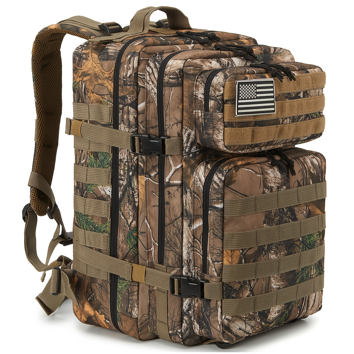 45L Tactical Backpack for Men & Women – Large Capacity Hiking Camping Travel Bag, 3-Day Bug Out Bag for Outdoor Fitness & Adventure, 13 Colors Available